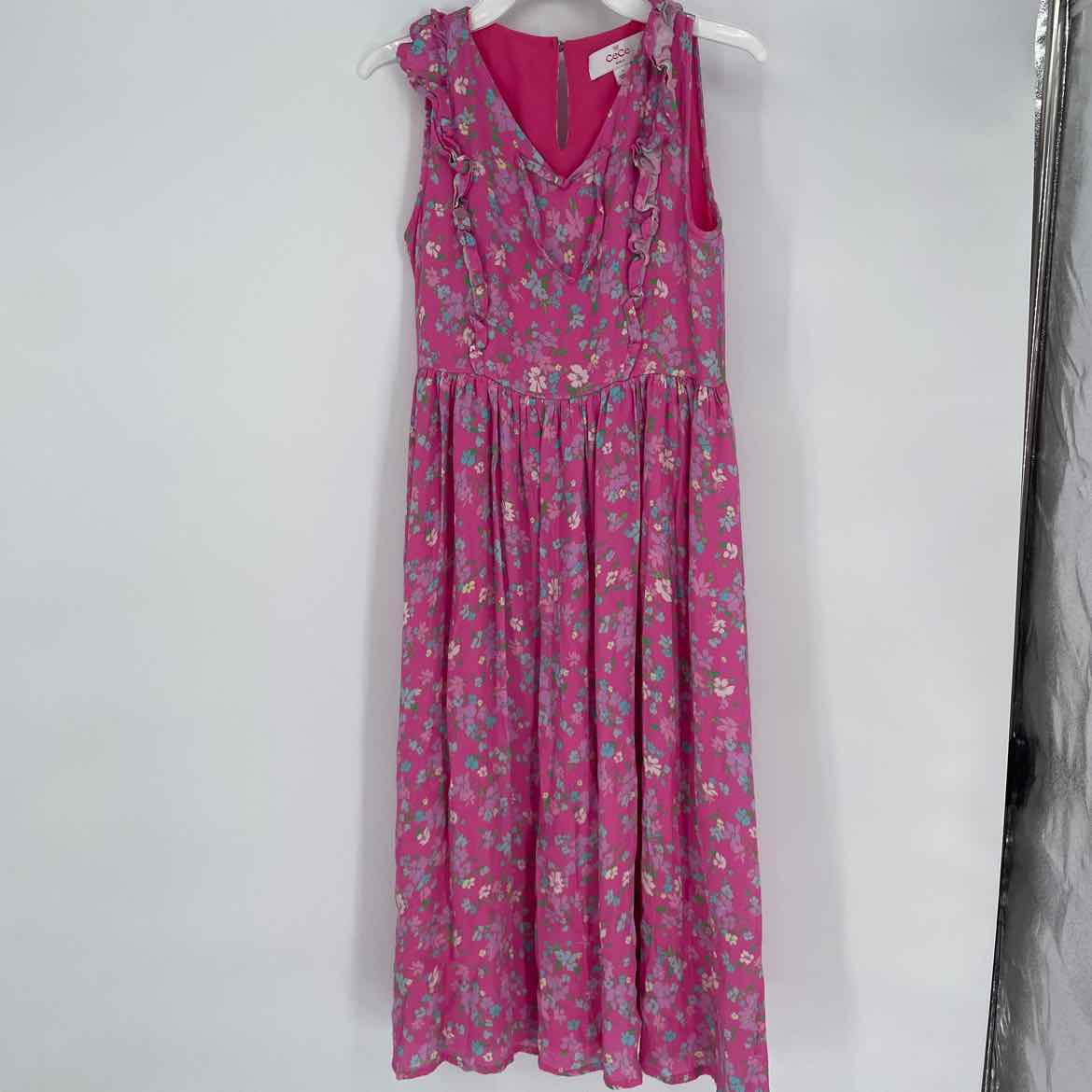 PINK MAXI DRESS L