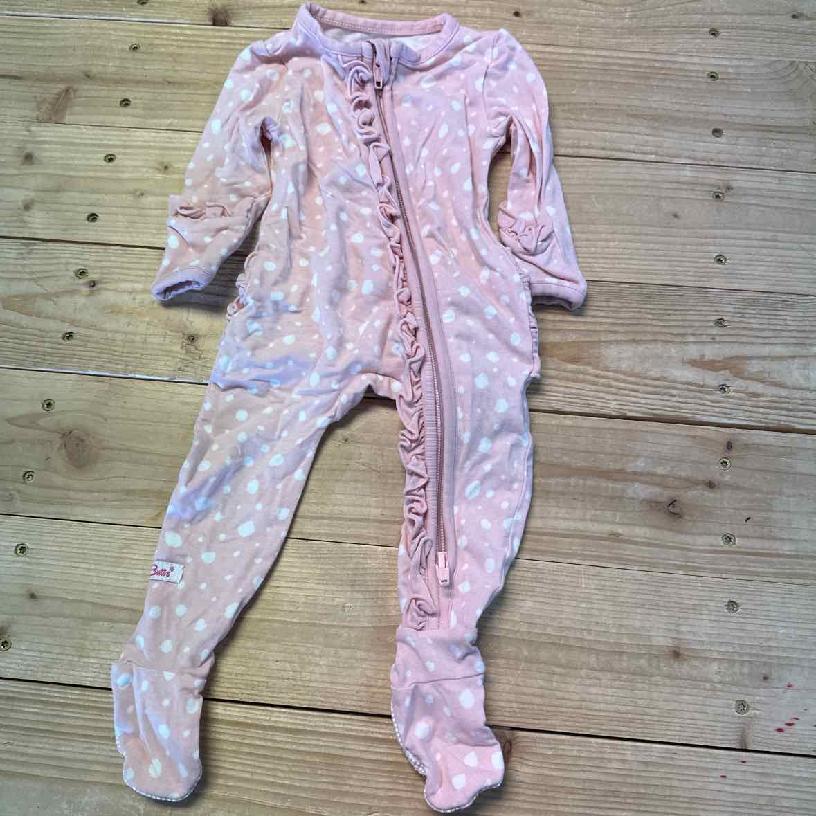 RUFFLE BUTTS SLEEPER 0-3 MOS