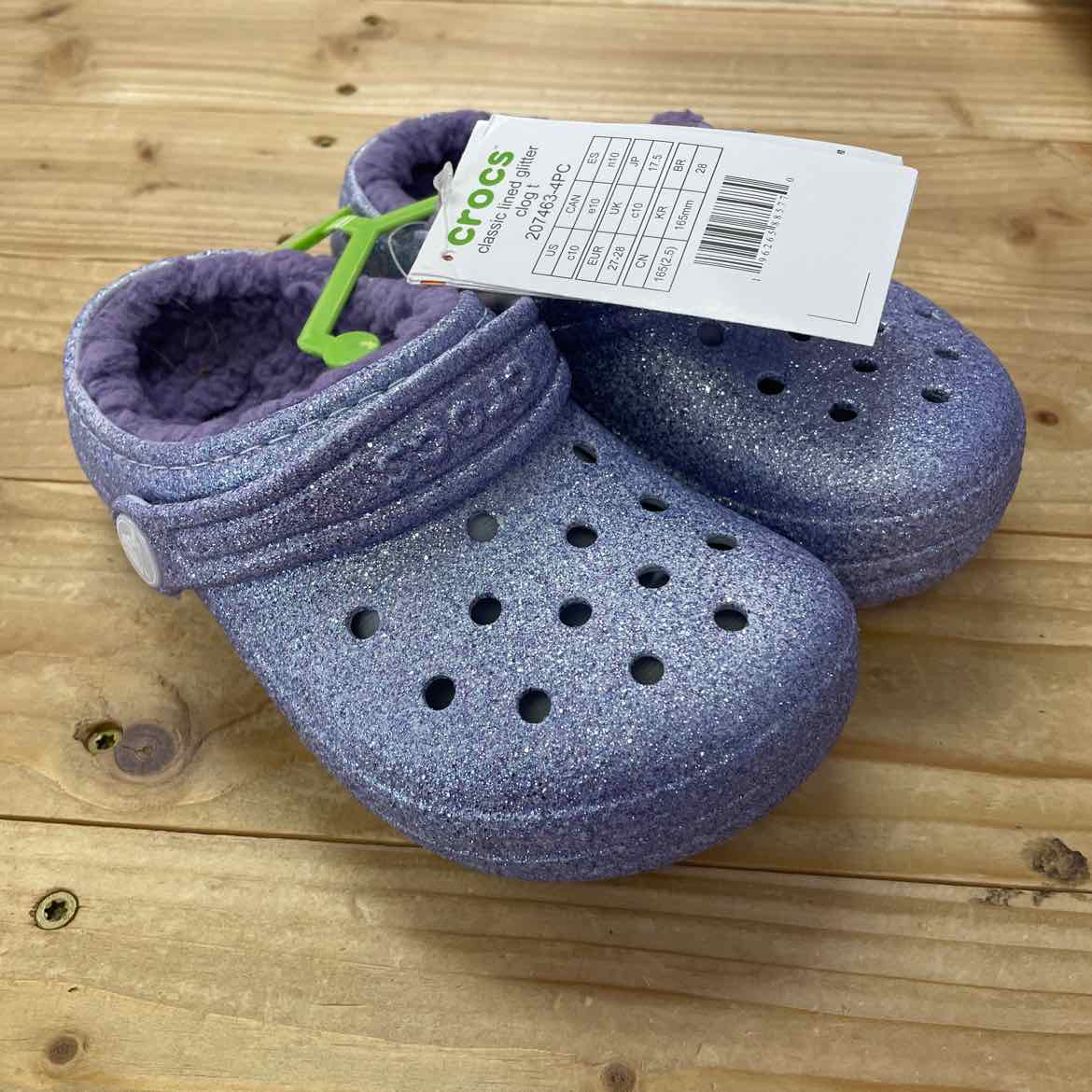 NEW! LILAC CROCS C10