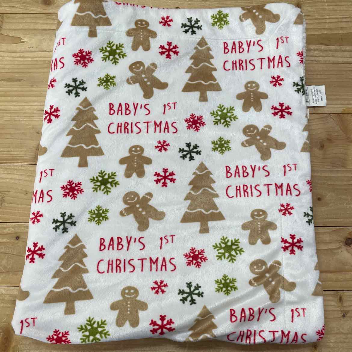 BABY'S 1ST CHRISTMAS BLANKET