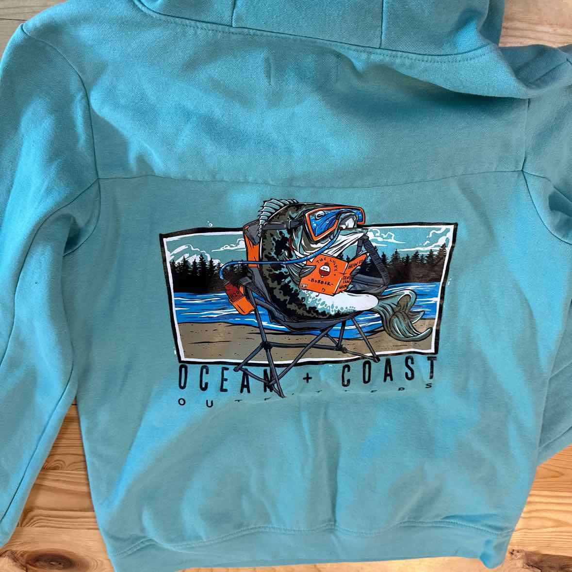 OCEAN COAST LUCKY BOBBER HOODIE L