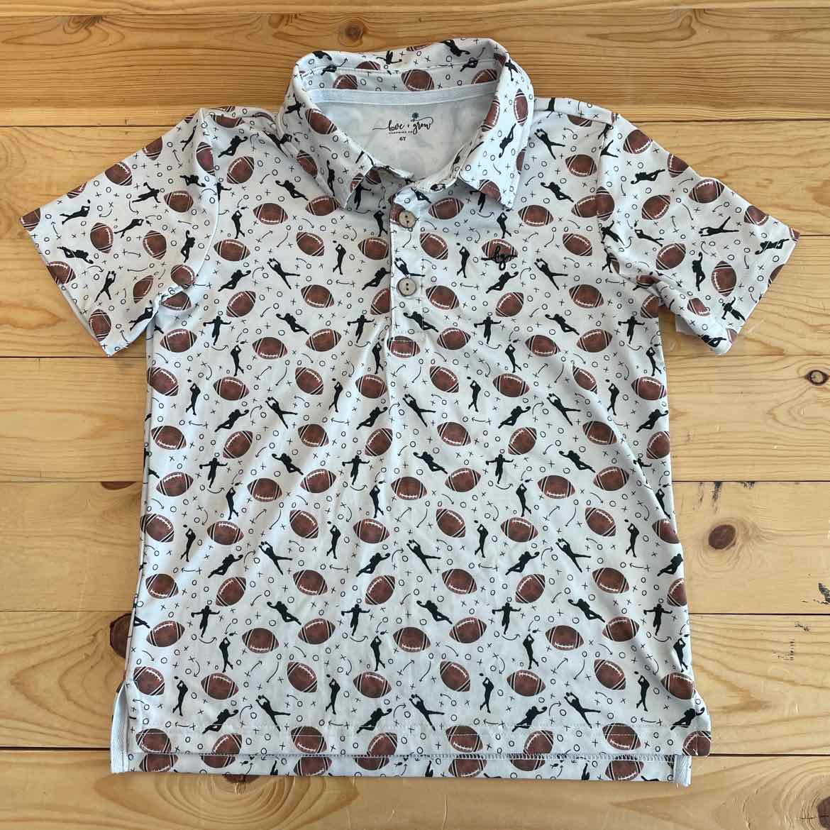 LOVE & GROW FOOTBALL SHIRT 6/7