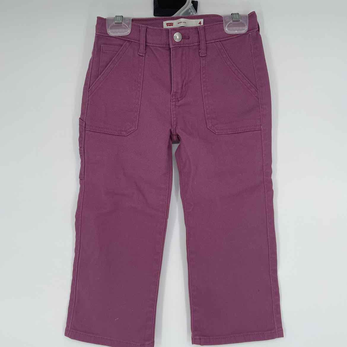 LEVI'S PURPLE WIDE LEG JEANS 4