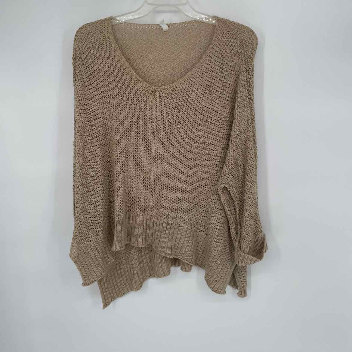 WISHLIST TAN SWEATER M/L