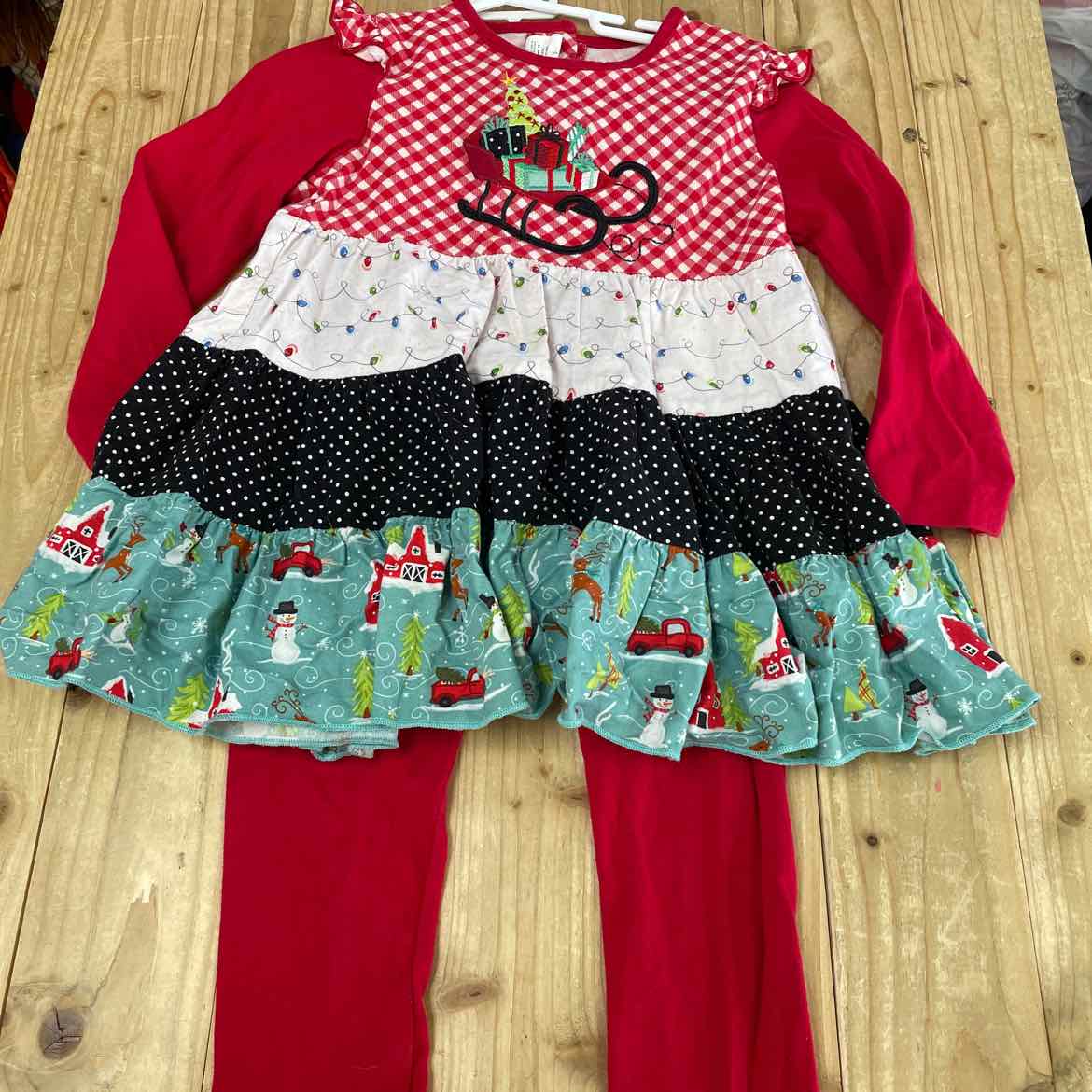 RICRAC RUFFLES CHRISTMAS OUTFIT 5