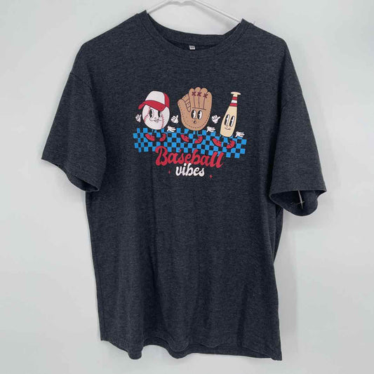 BASEBALL VIBES SHIRT M