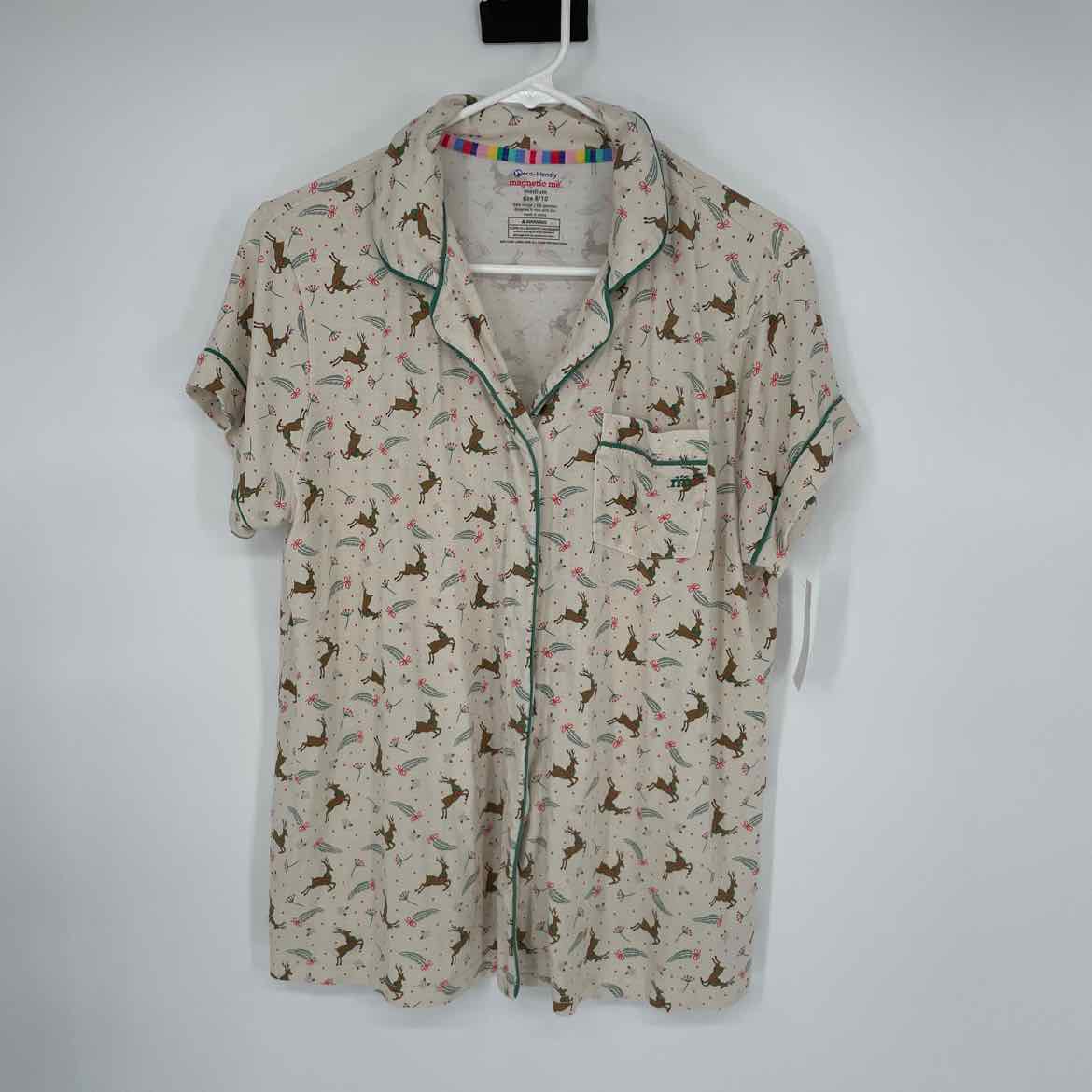 MAGNETIC ME REINDEER HOLIDAY PJS 8-10 WOMENS