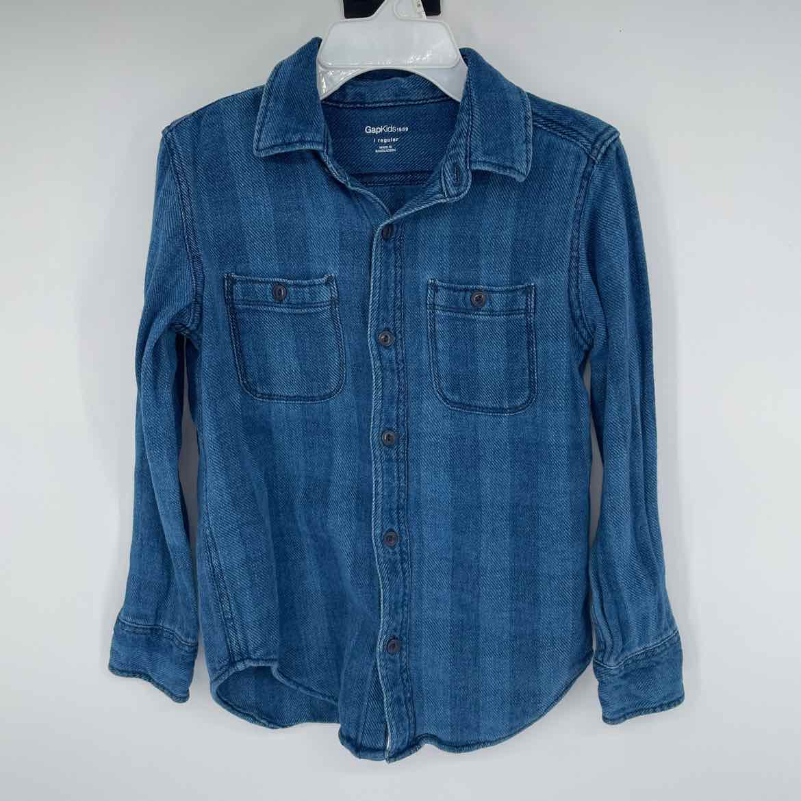 GAP STRIPED DENIM SHIRT L