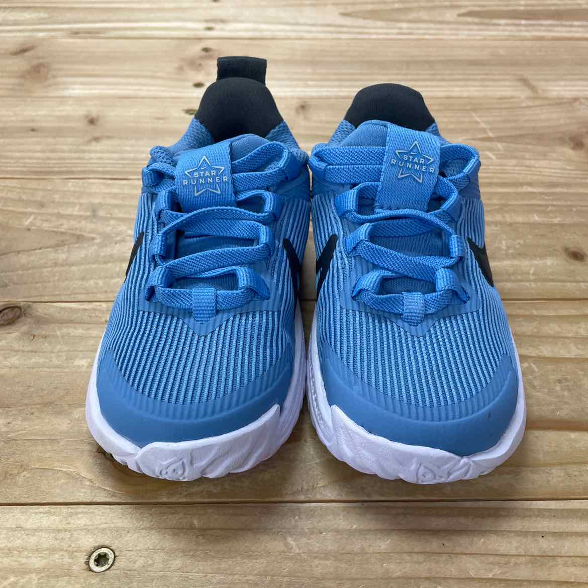 NIKE BLUE/BLACK TENNIS SHOES 6 INFANT