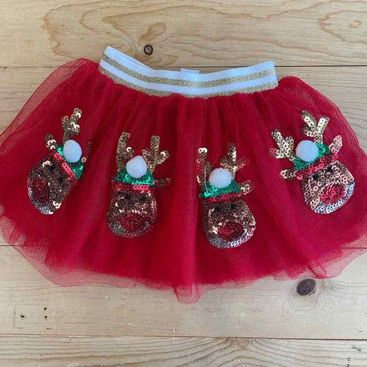 MUD PIE CHRISTMAS SKIRT 12 MOS