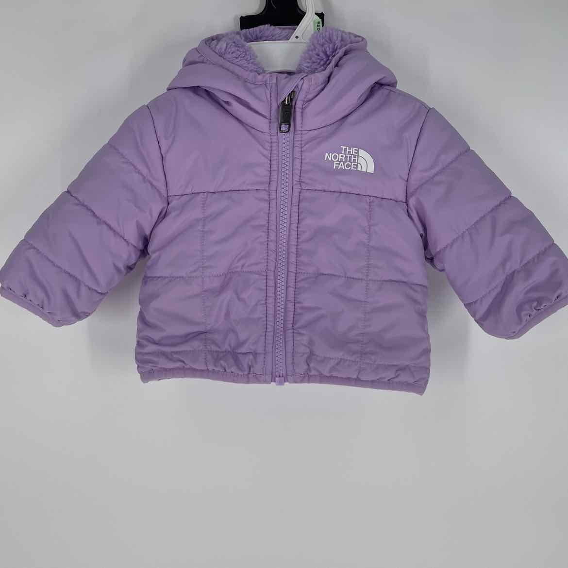 NORTH FACE LILAC COAT 0-3 MOS