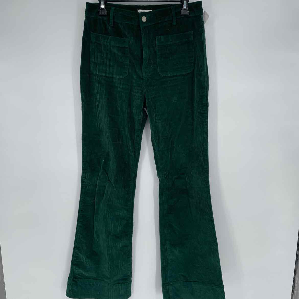 AVEC LES FILLES GREEN CORD PANTS 8