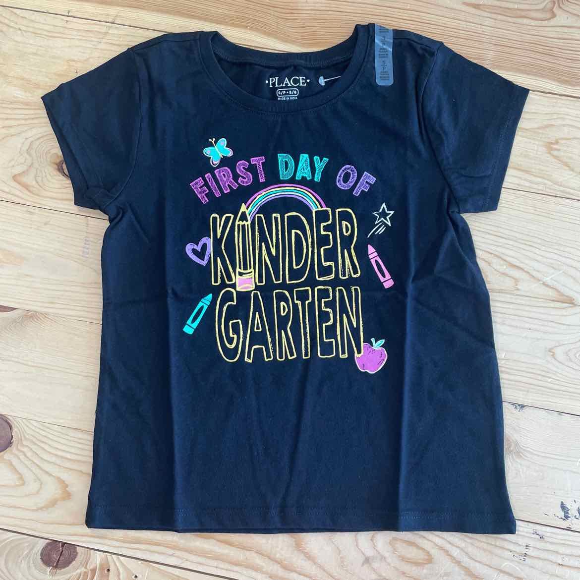 NEW! KINDERGARTEN BLACK SHIRT 5