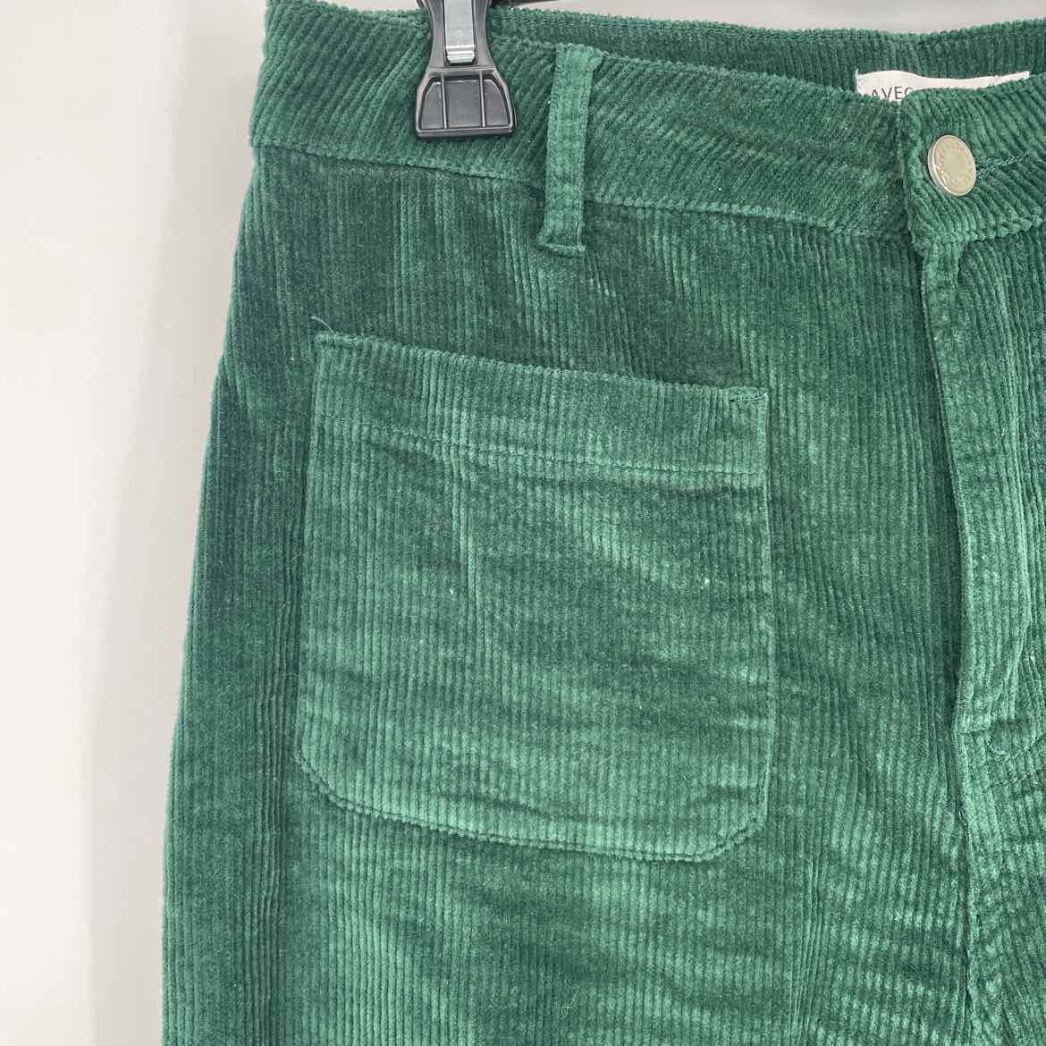 AVEC LES FILLES GREEN CORD PANTS 8