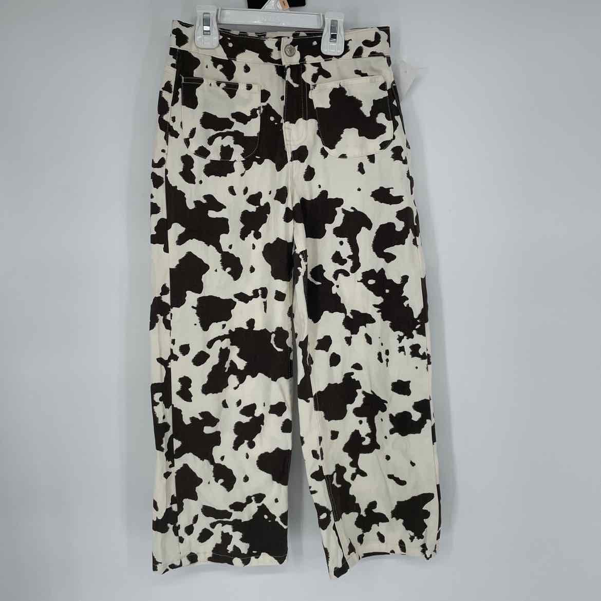 7 FOR ALL MANKIND COW PANTS 7