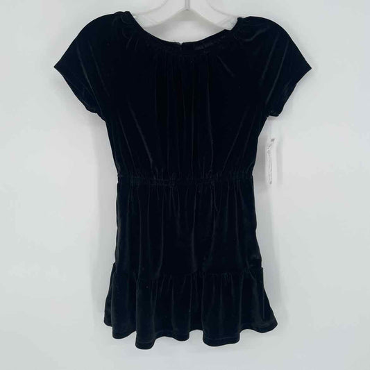 GAP BLACK VELVET DRESS 4
