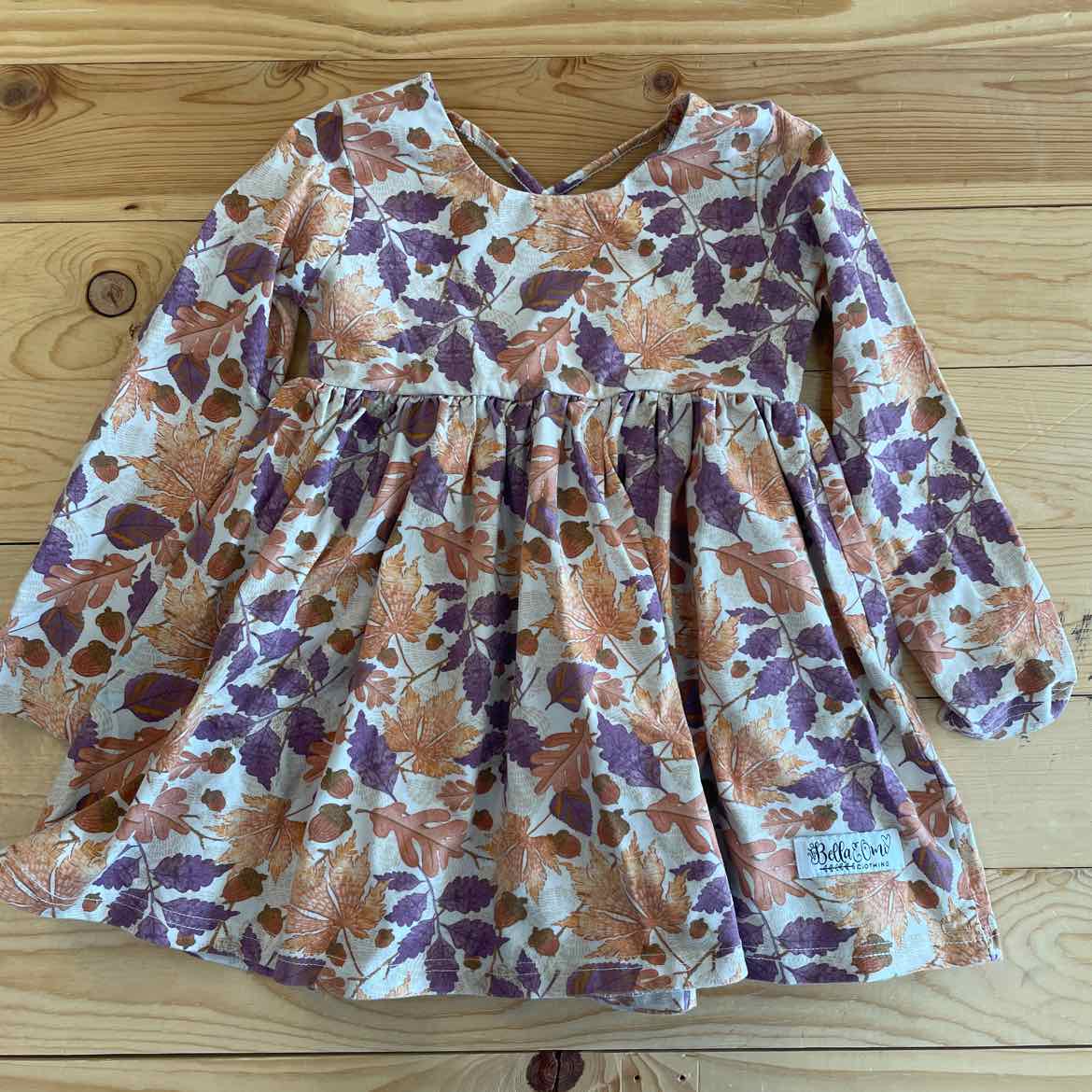 BELLA OMI FALL LEAVES DRESS 5