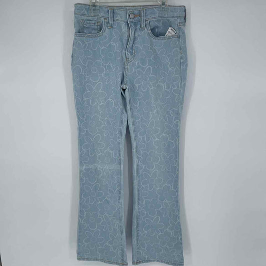 OLD NAVY FLARE FLOWER JEANS 14