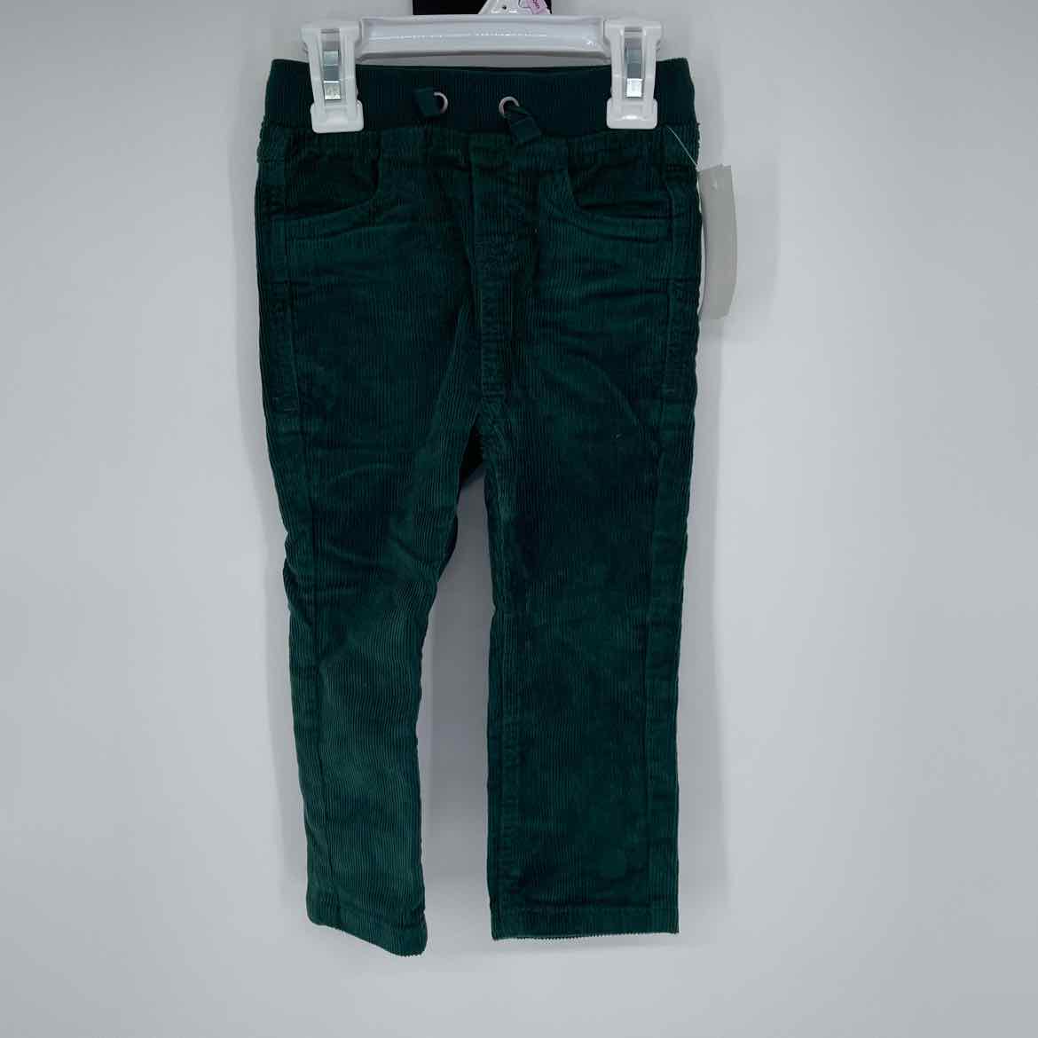 HANNA ANDERSSON GREEN CORD PANTS 2T