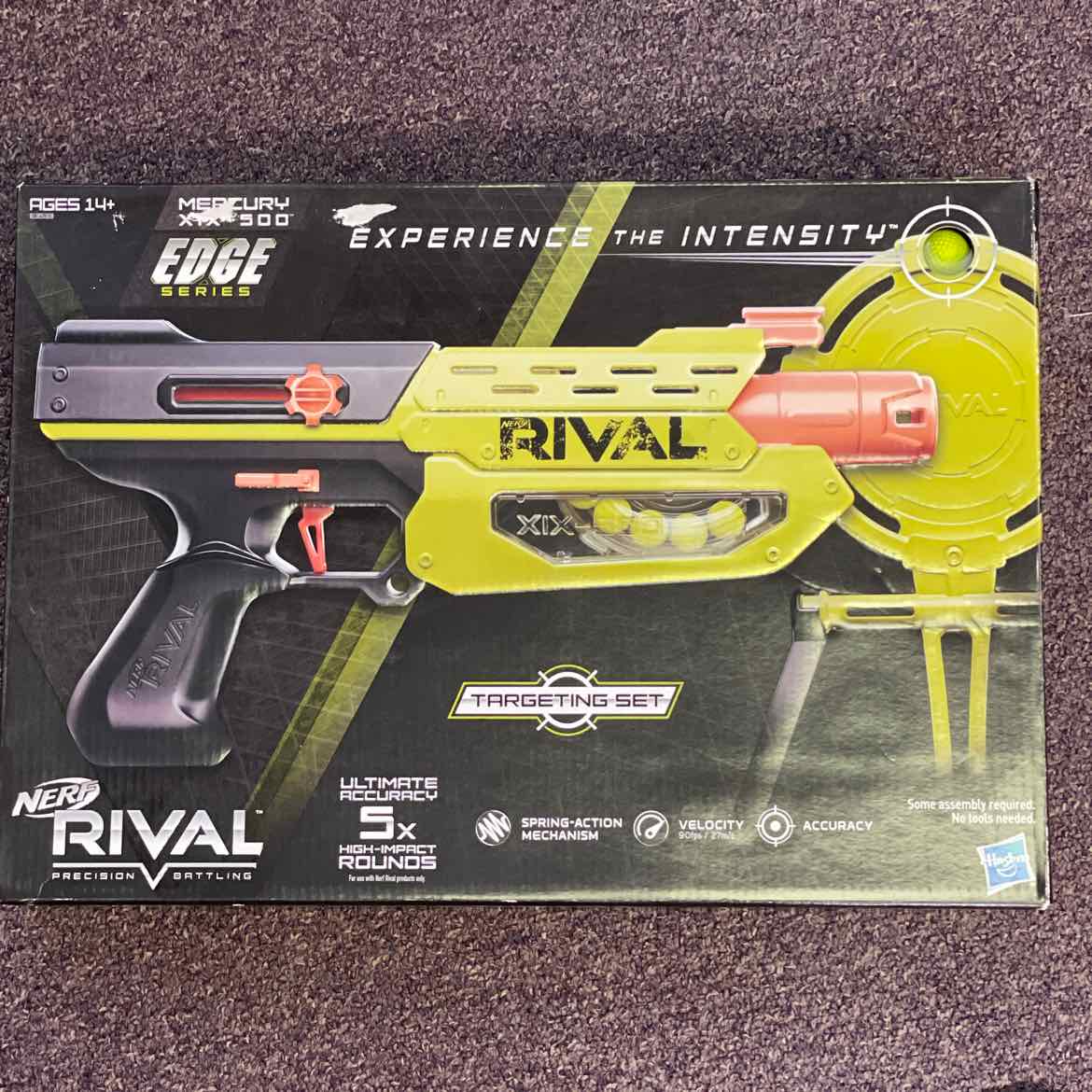 NEW! NERF RIVAL EDGE TARGETING SET W/ 30X ROUNDS