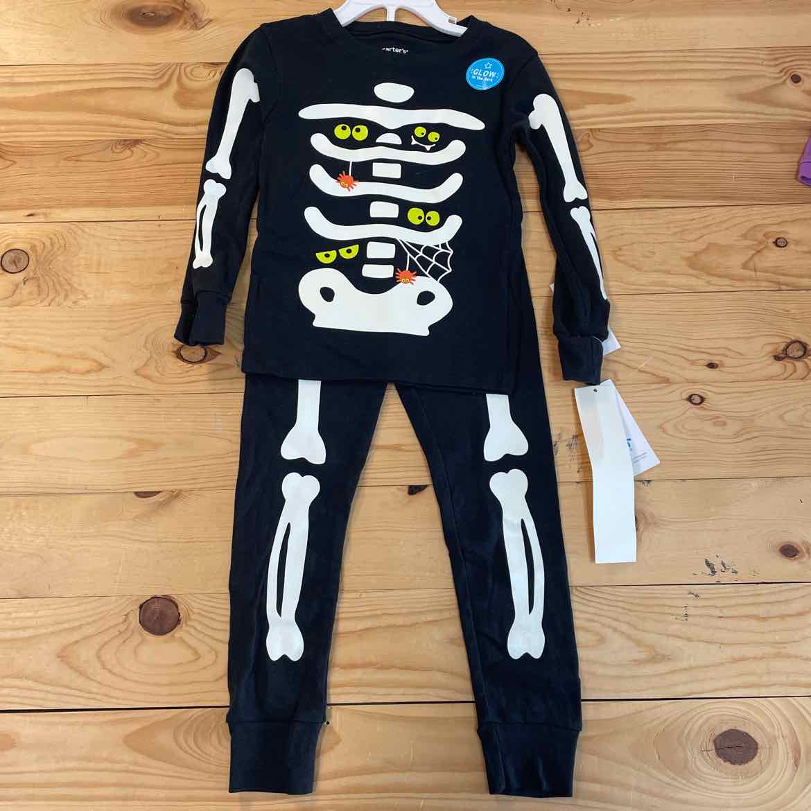 NEW! CARTERS SKELETON PAJAMAS 3T