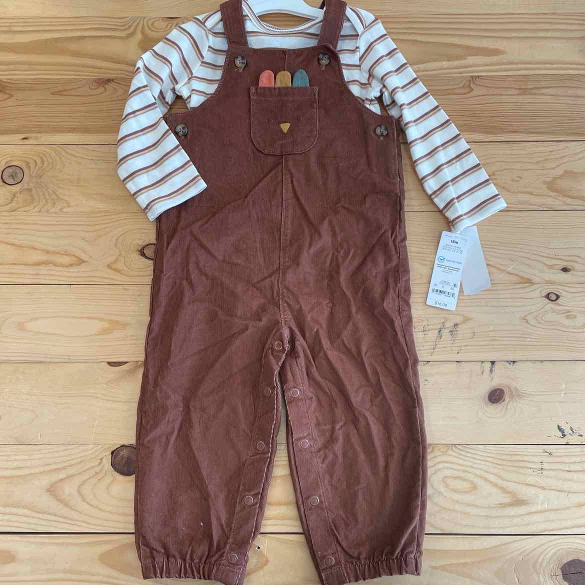 NEW! CARTERS TURKEY OUTFIT 18 MOS