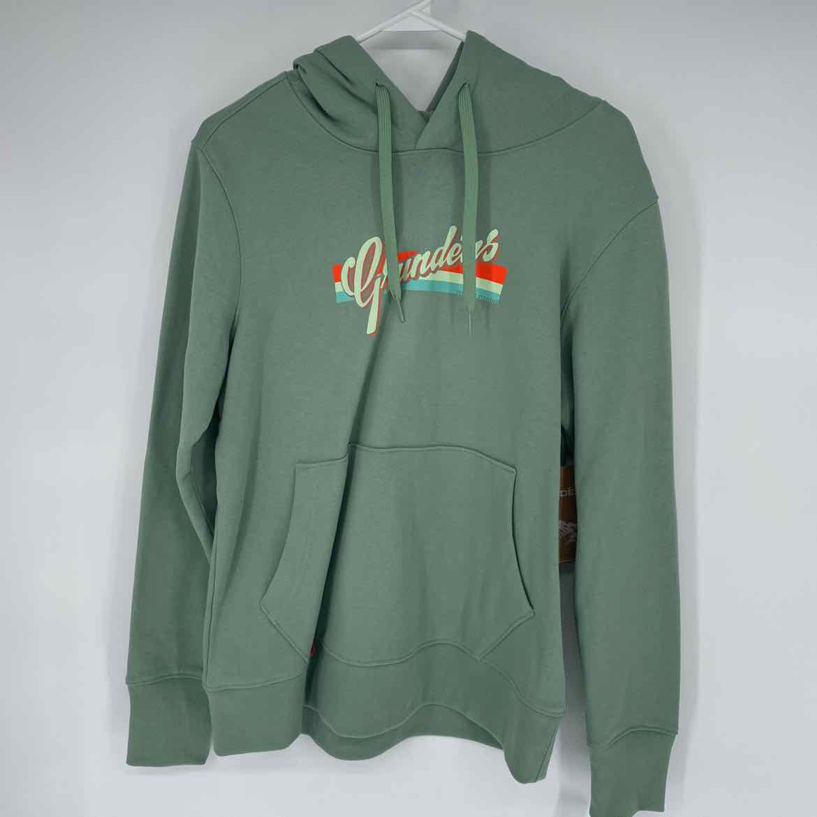 NEW! GRUNDENS SCRIPT HOODIE M