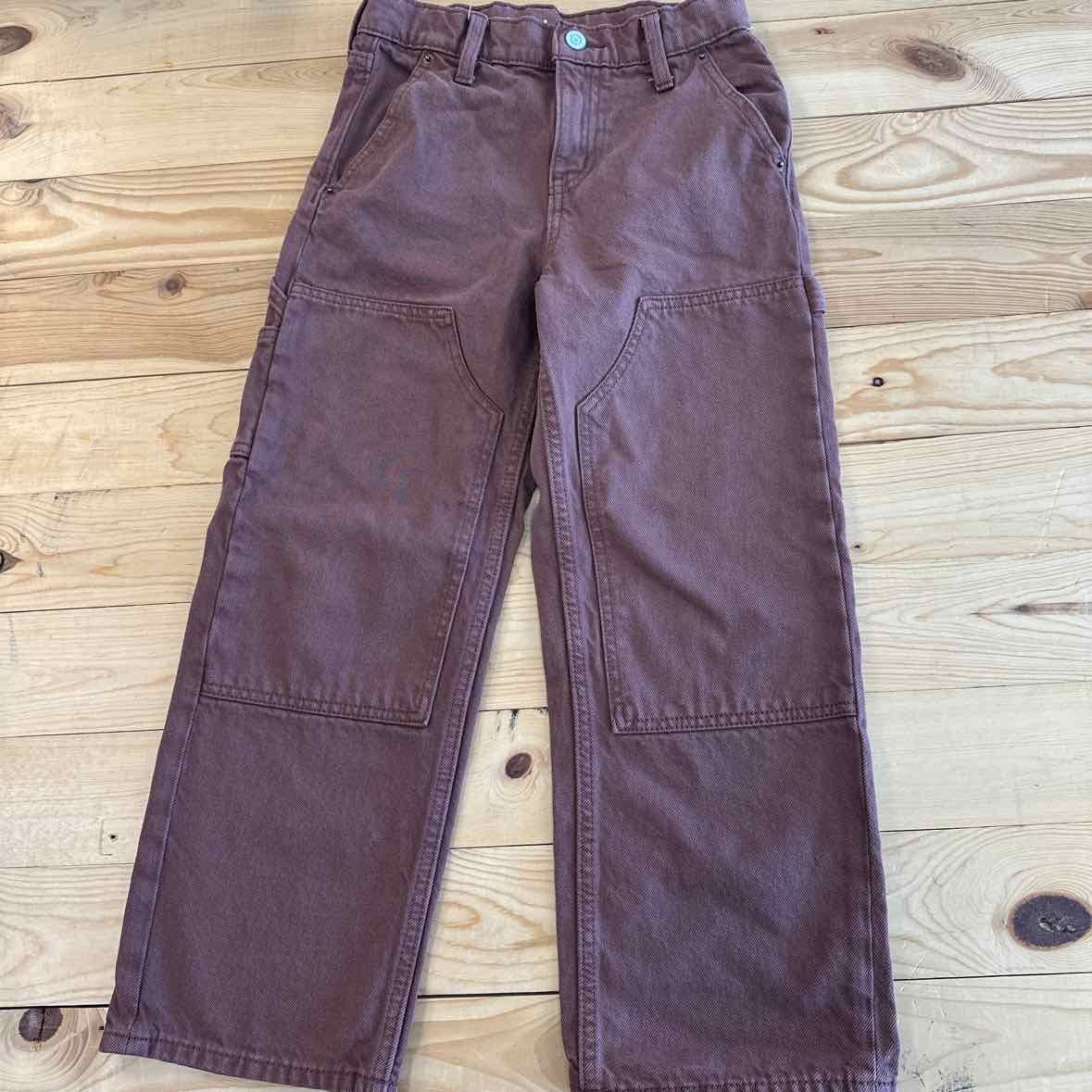 OLD NAVY BROWN BAGGY JEANS REINFORCED KNEE 8