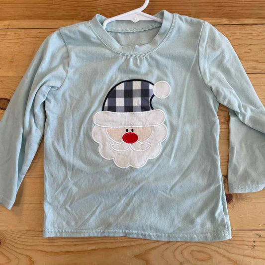 HONEY BEAN BLUE SANTA SHIRT 3