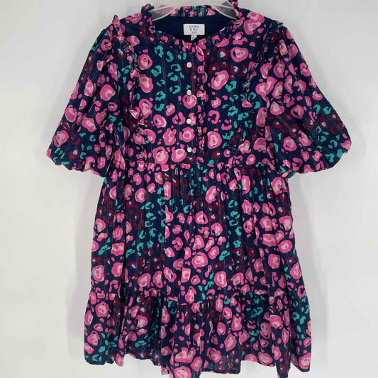 CROWN IVY NAVY FLORAL DRESS L