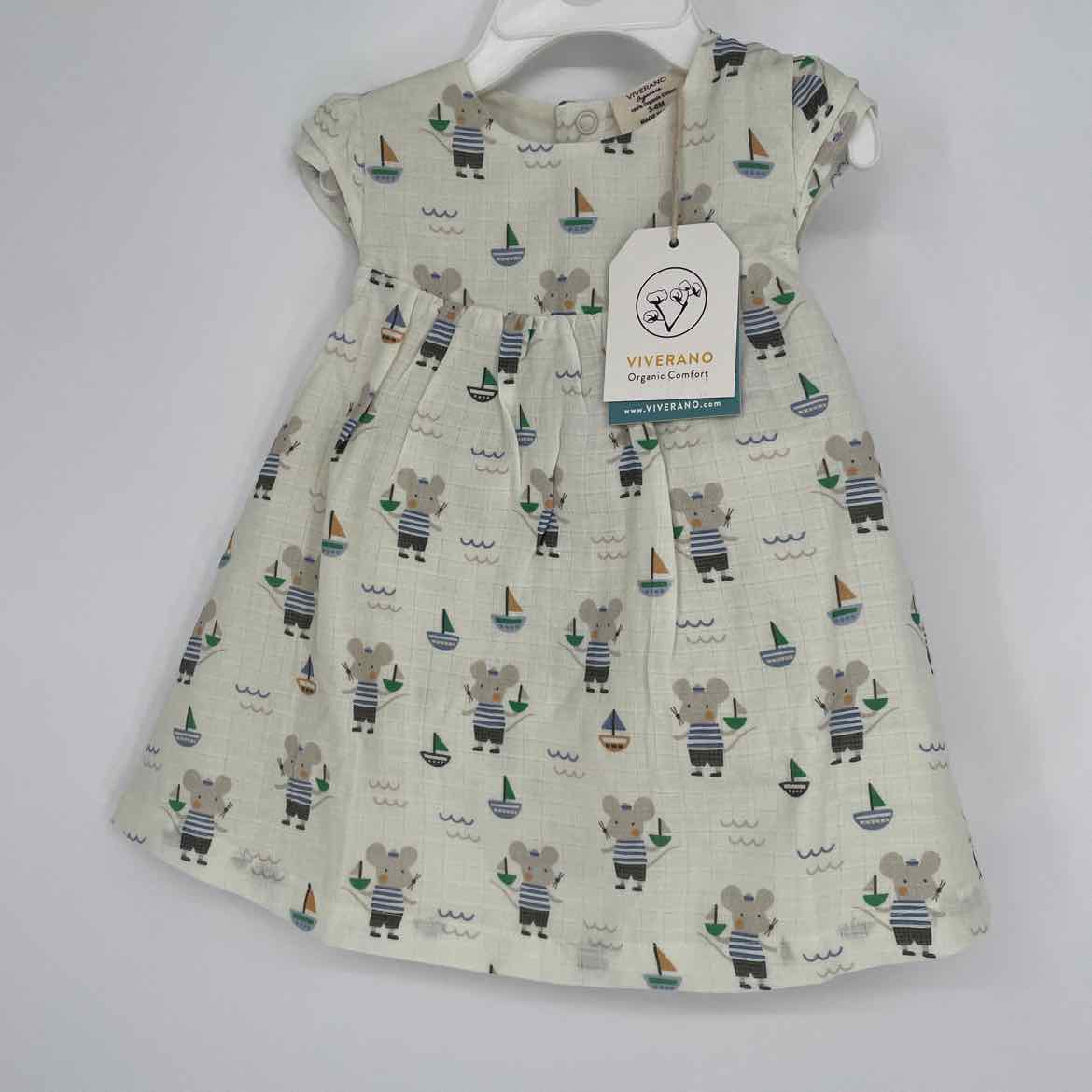 NEW! VIVERANO DRESS SET 3-6 MOS