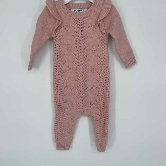 OLD NAVY PINK SWEATER 1PC 3-6 MOS