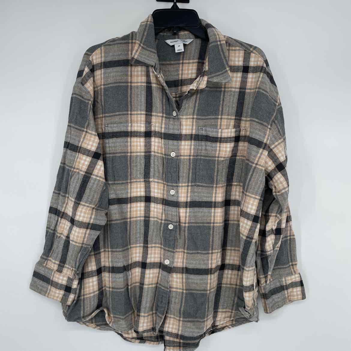 OLD NAVY PLAID SHIRT 2X