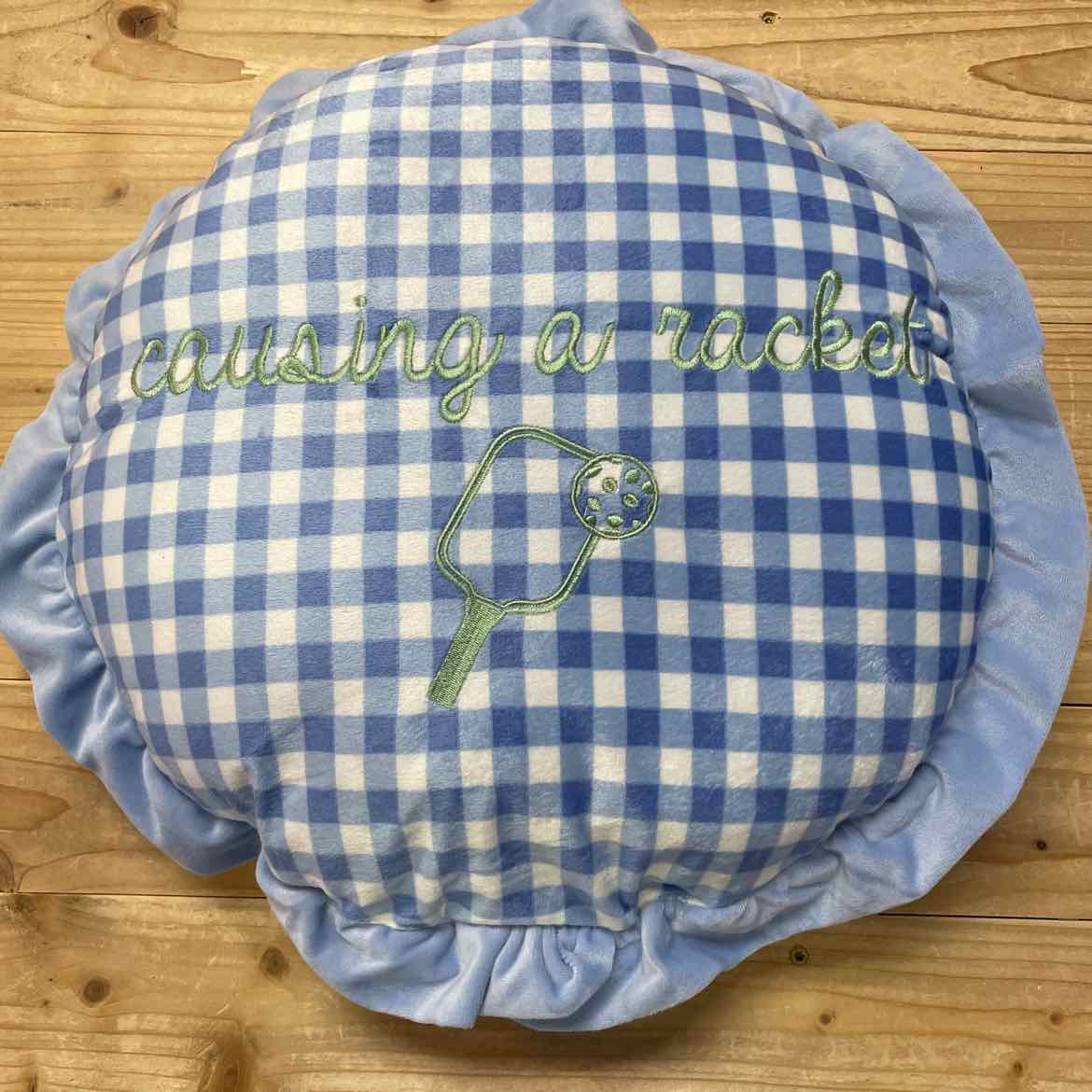 CAUSING A RACKET PILLOW