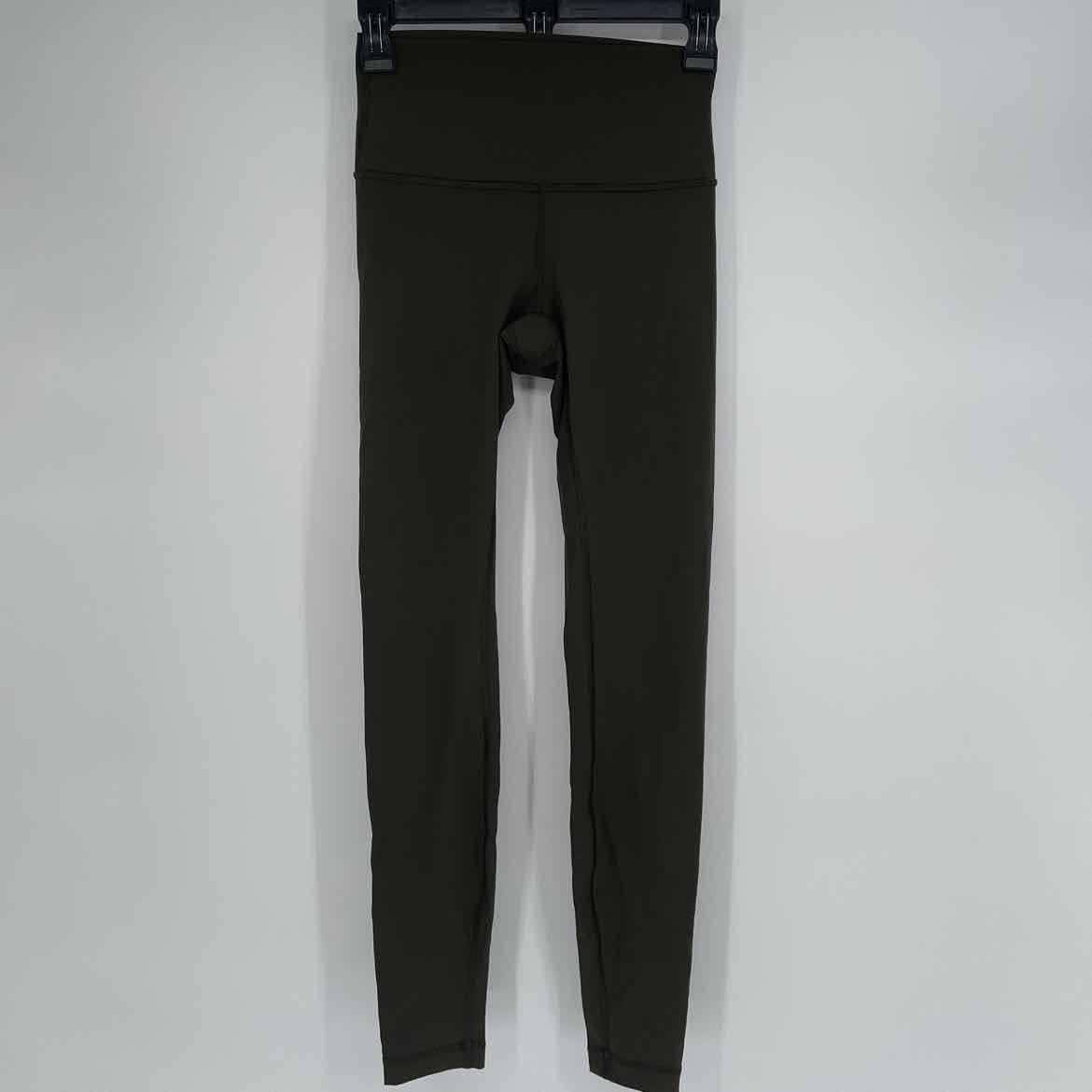 LULULEMON LEGGINGS OLIVE GREEN 4