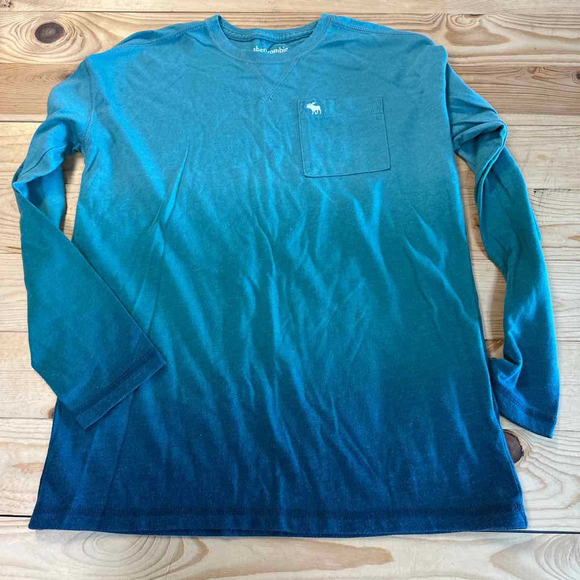 ABERCROMBIE DIP DYED SHIRT 11/12