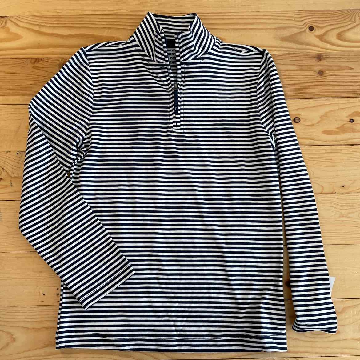 CROWN IVY NAVY STRIPED PULLOVER 8