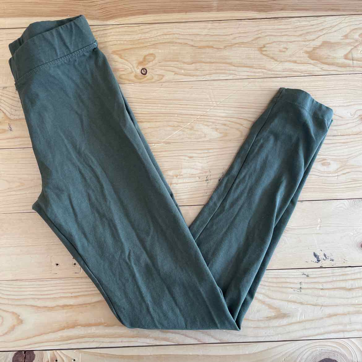ZARA OLIVE GREEN  LEGGINGS 11/12
