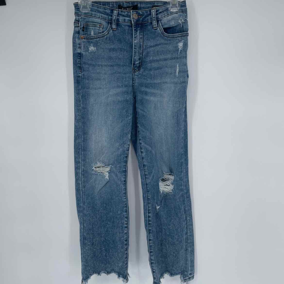 JUDY BLUE CROPPED BOOTCUT JEANS 3