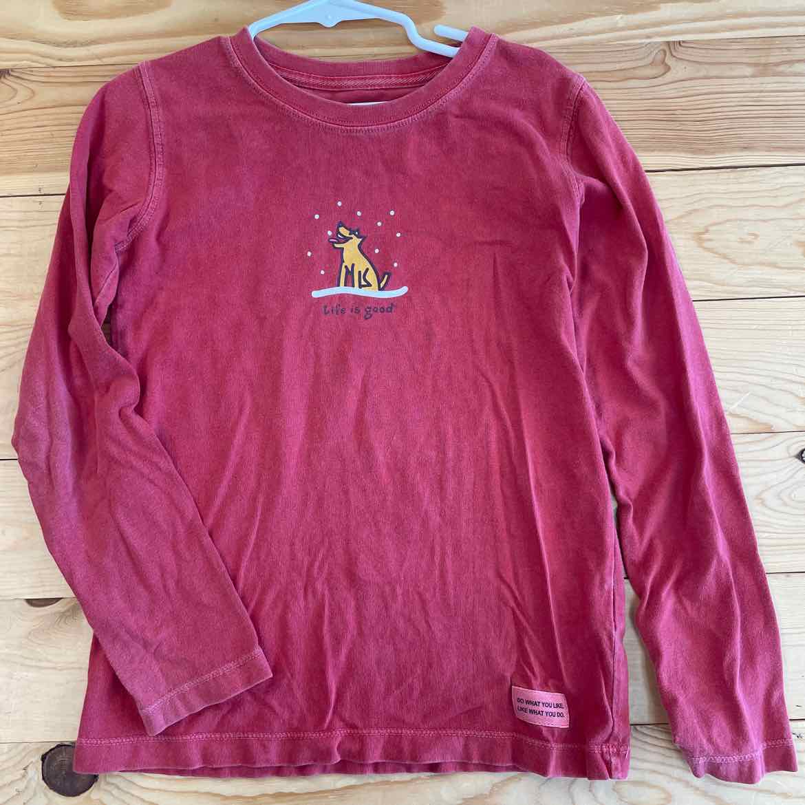 LIFE IS GOOD RED DOG SHIRT 5