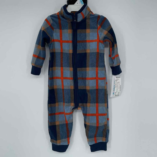 NEW! CARTER'S PLAID FLEECE SLEEPER 6 MOS