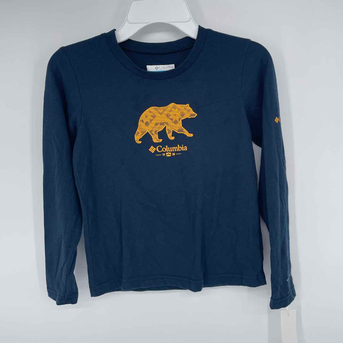 COLUMBIA NAVY LOGO SHIRT 6-7