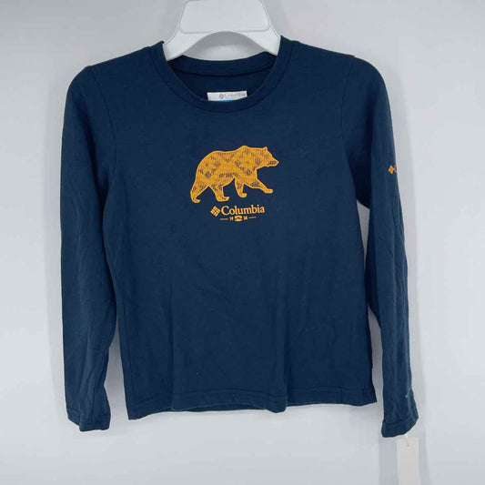 COLUMBIA NAVY LOGO SHIRT 6-7