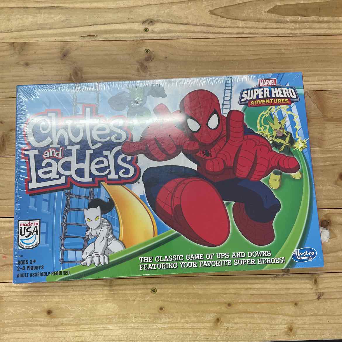 NEW! SPIDERMAN CHUTES LADDERS