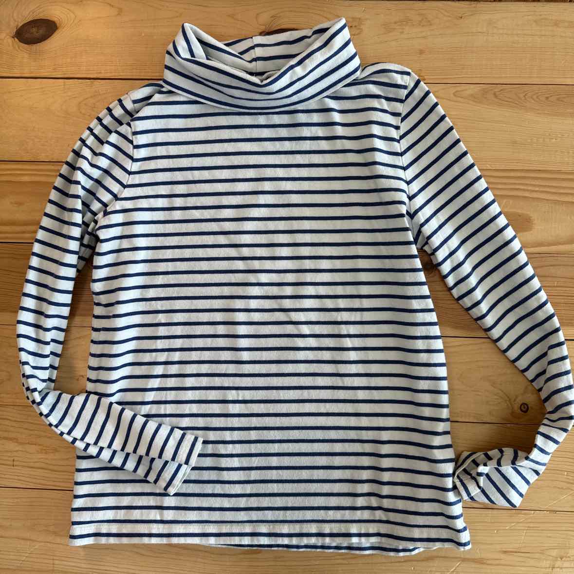 MINI BODEN BLUE STRIPED TOP 11/12