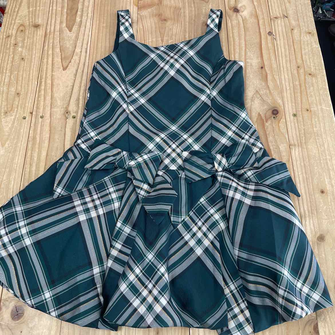TCP GREEN PLAID DRESS 6