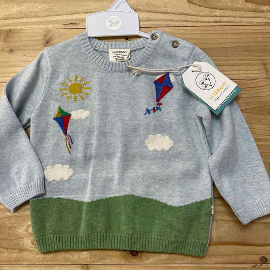NEW! VIVERANO KITE SWEATER 12-18 MOS