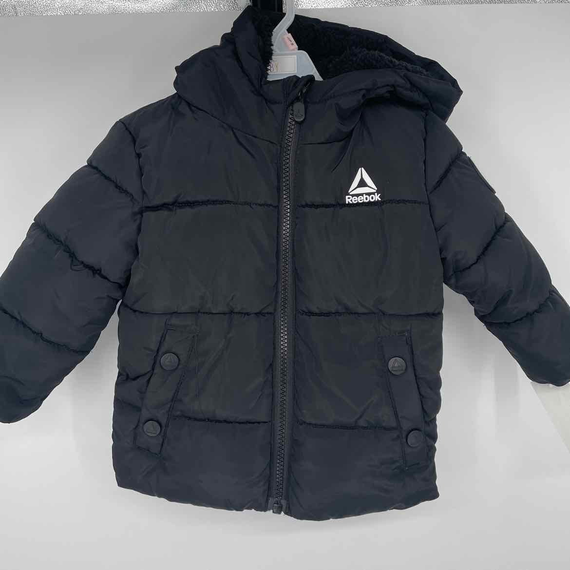 REEBOK BLACK COAT 12 MOS