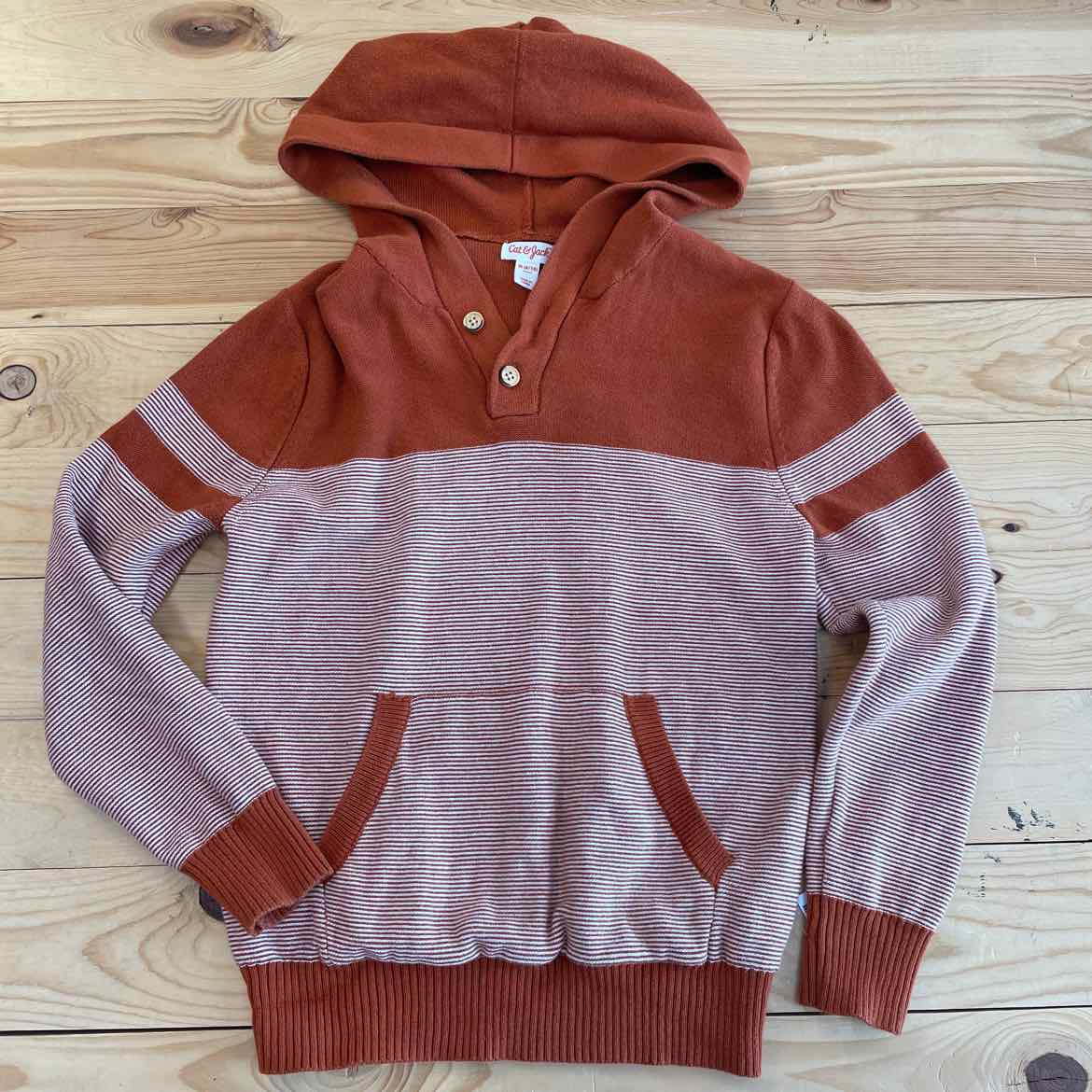 CAT JACK HOODED SWEATER 8/10