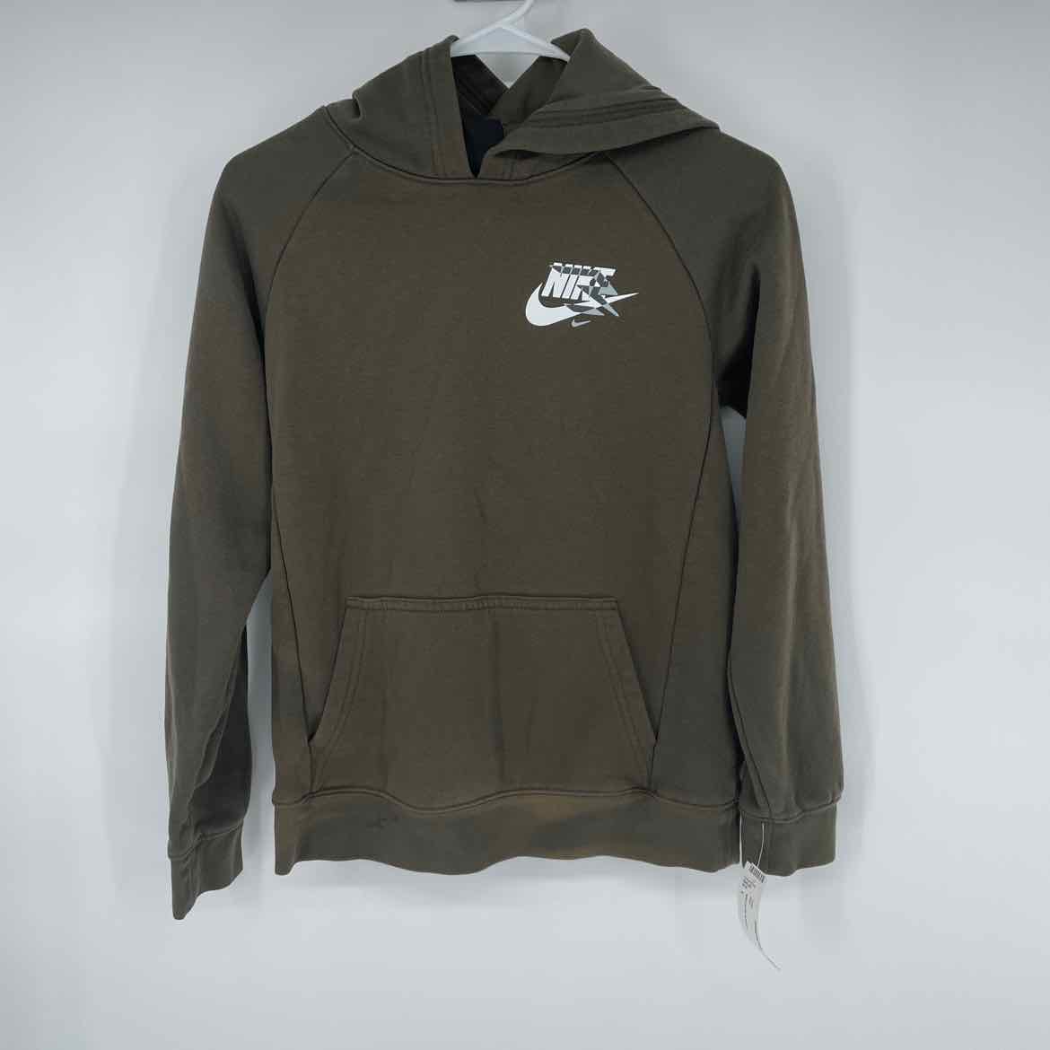 NIKE OLIVE HOODIE L